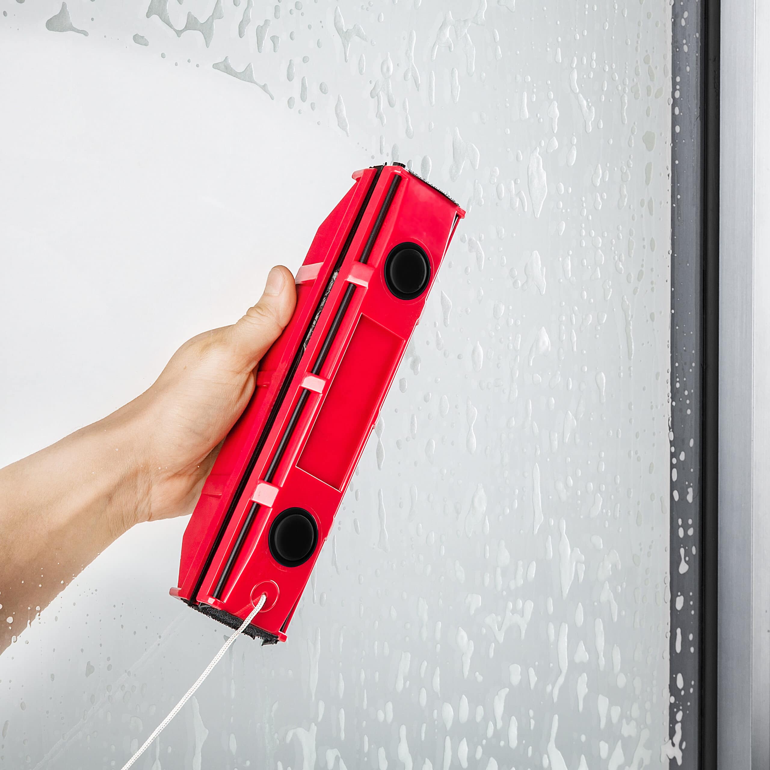The Glider S1 magnetic window cleaner