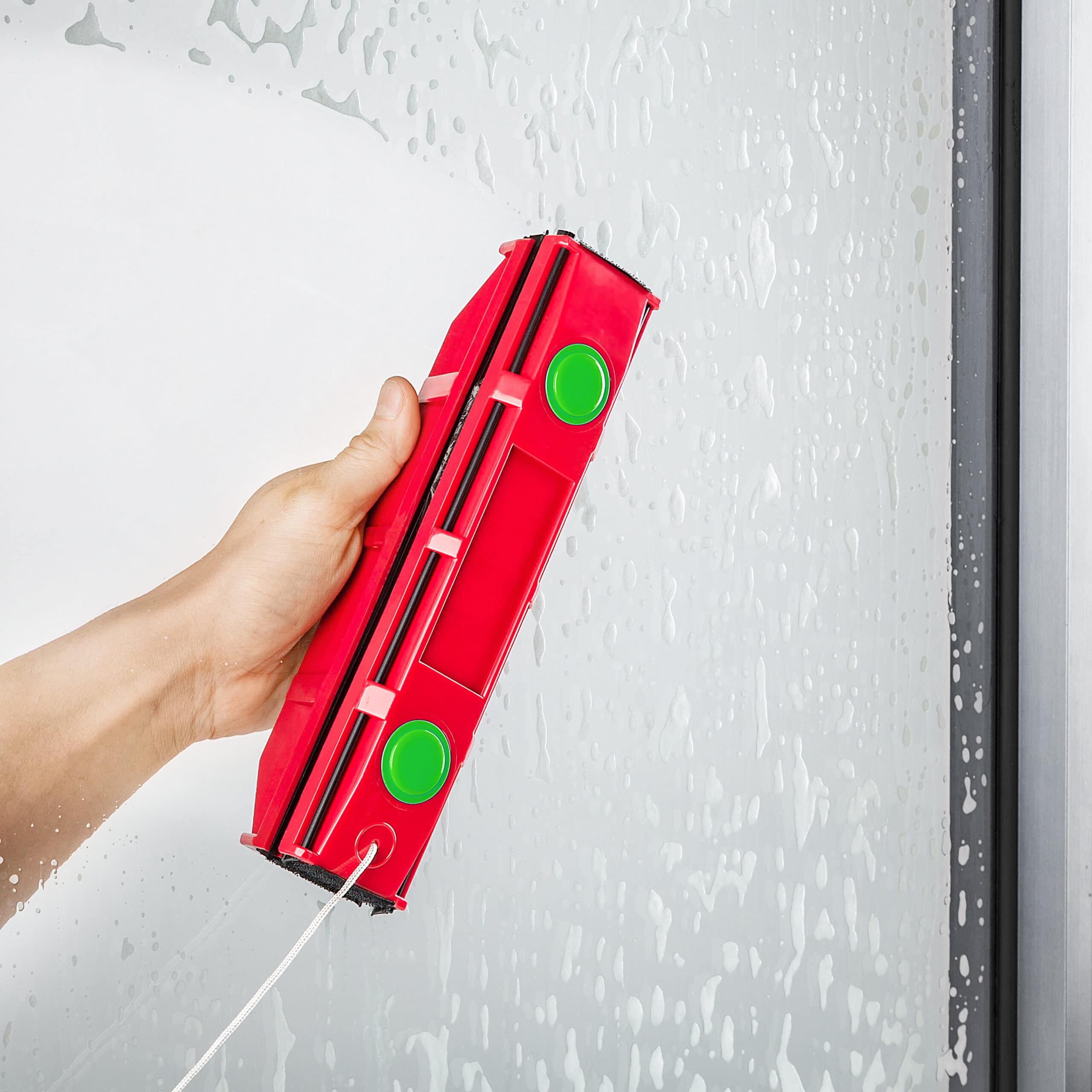 The Glider D3 magnetic window cleaner
