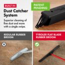Dust Blade Rav-Mag Rubber Broom
