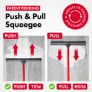Push & Pull Silicone Patented Squeegee