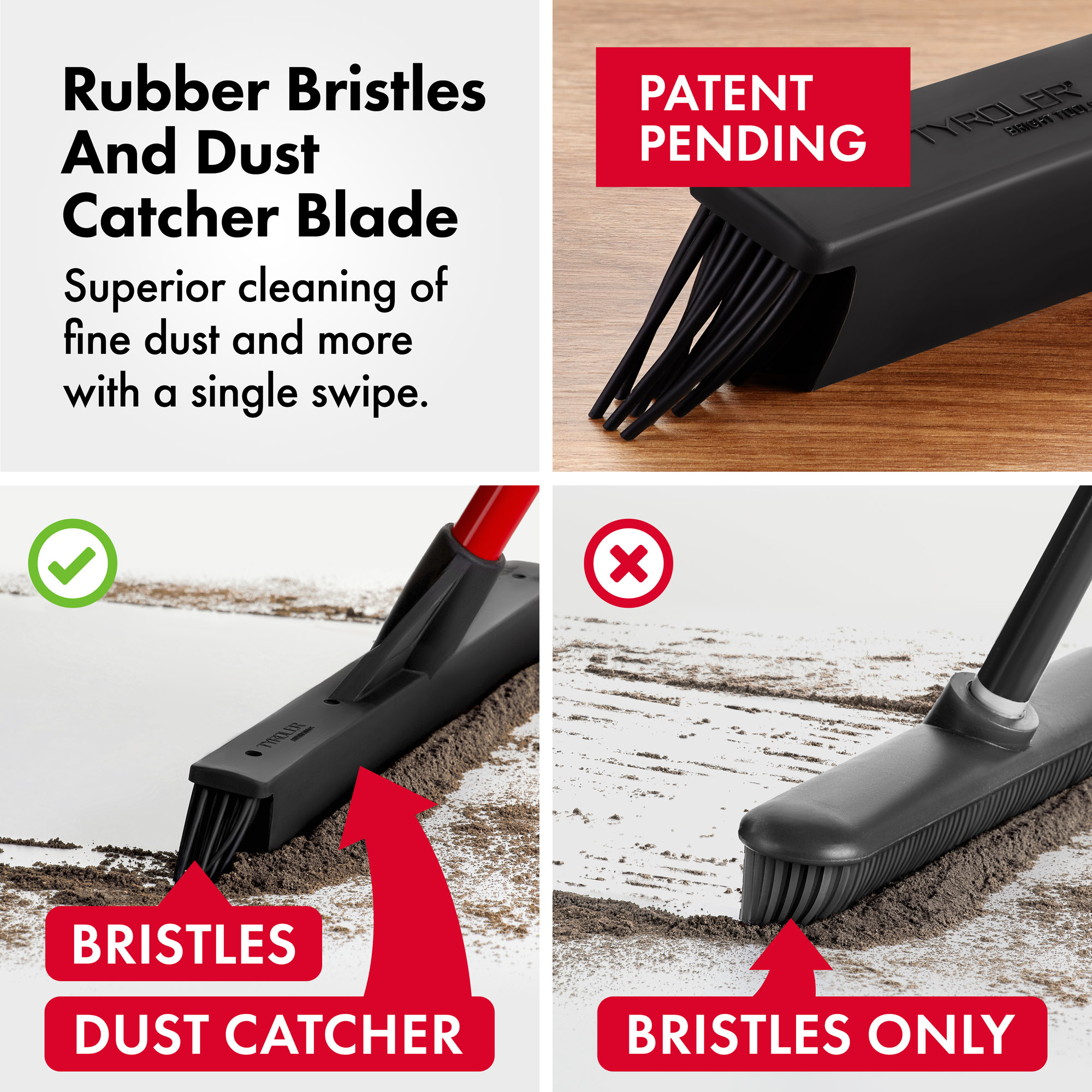Built-In Dust Catcher Blade
